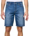 Lazer Men's Arden Slim-fit Stretch 9-1/2" Denim Shorts In Blue