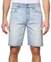 Lazer Men's Miles Slim-fit Stretch 9-1/2" Denim Shorts In Indigo