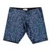 Lazo Schmidl Malcolm Biker Blue Shorts In Blue