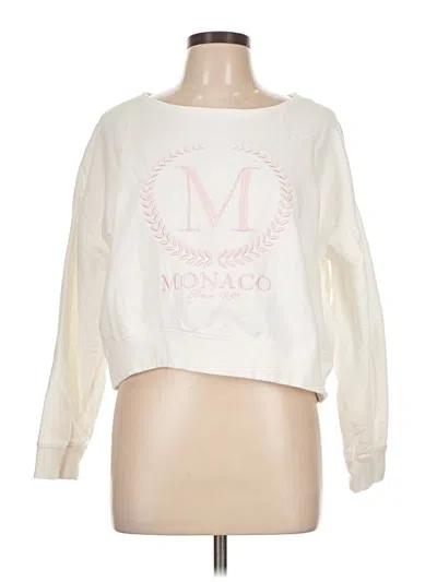 Pre-owned Lazy Sunday Sweatshirt In White