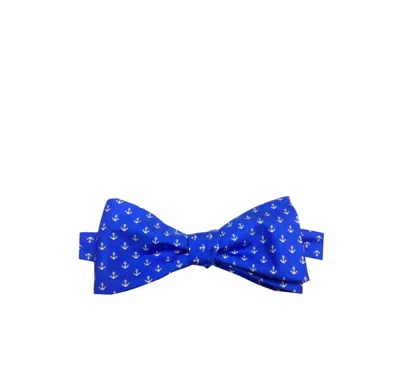 Lazyjack Press Anchorman Bow Tie In Blue