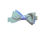 Lazyjack Press Balls Reversible Bow Tie In Blue In Blue