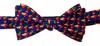 Lazyjack Press Bow Ties Sunday Fun Day In Blue/red In Multi