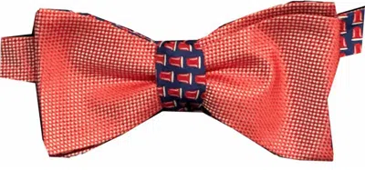 Lazyjack Press Bow Ties The Mullet- Reversible In Red