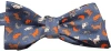 Lazyjack Press Men's Blue Cat's Meow Bow Tie In Blue