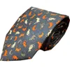 Lazyjack Press Men's Blue Cat's Meow Tie In Blue
