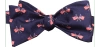 Lazyjack Press Men's Blue Doodle Dandy Bow Tie In Blue