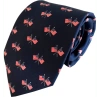 Lazyjack Press Men's Blue Doodle Dandy Tie In Blue