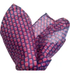 Lazyjack Press Men's Blue The Re-rack Pocket Square In Blue