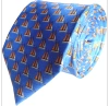 Lazyjack Press Men's Blue Three Sheets To The Wind Tie In Blue