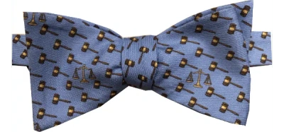 Lazyjack Press Men's Blue Trust Me I'm A Lawyer Bow Tie