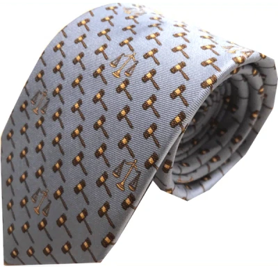 Lazyjack Press Men's Blue Trust Me I'm A Lawyer Tie