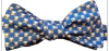 Lazyjack Press Men's Blue Whiskey Business Bow Tie In Blue