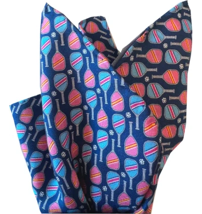 Lazyjack Press Men's Just Dink It Pocket Square