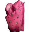 Lazyjack Press Men's Pink / Purple Riding Derby Pocket Square