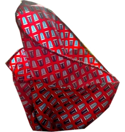 Lazyjack Press Men's Red Flip Cup Pocket Square