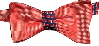 Lazyjack Press Men's The Mullet Reversible Bow Tie In Red