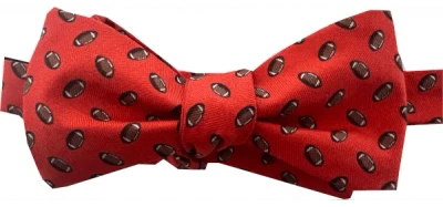 Lazyjack Press Men's Touchdown Bow Tie Burnt Orange