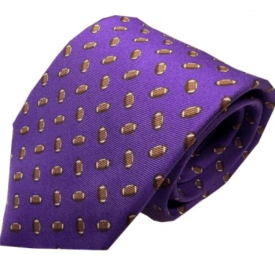 Lazyjack Press Men's Touchdown Tie Purple