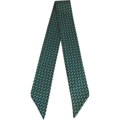 Lazyjack Press Women's Blue The Belvedere Scarf: All Tied Up