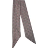 Lazyjack Press Women's Green The Belvedere Scarf: All Tied Up In Cranberry & Sage In Green