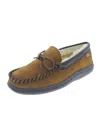 L.B. EVANS ATLIN MENS SUEDE LINED MOCCASIN SLIPPERS