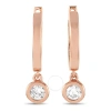 Lb Exclusive 14k Rose Gold 0.25 Ct Diamond Earrings In Multi-color