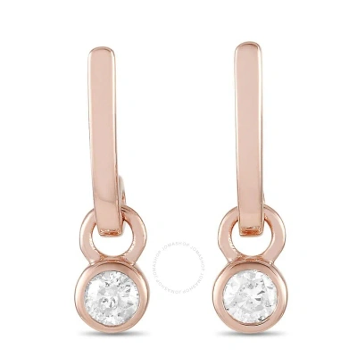 Lb Exclusive 14k Rose Gold 0.29 Ct Diamond Earrings In Multi-color