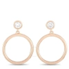 Lb Exclusive 14k Rose Gold 0.31 Ct Diamond Earrings In Multi-color