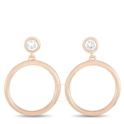 Lb Exclusive 14k Rose Gold 0.31 Ct Diamond Earrings In Multi-color