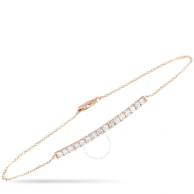 Lb Exclusive 14k Rose Gold 0.50ct Diamond Bracelet In Multi-color