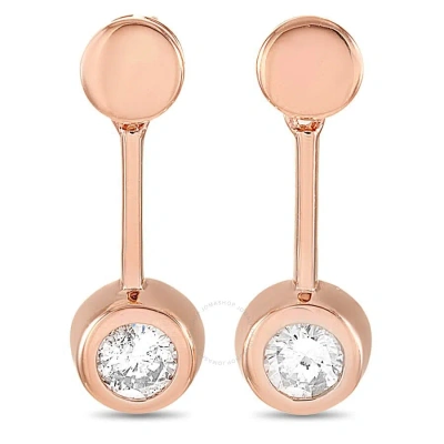 Lb Exclusive 14k Rose Gold 0.58 Ct Diamond Earrings In Multi-color