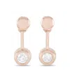 Lb Exclusive 14k Rose Gold 0.16 Ct Diamond Earrings In Gold