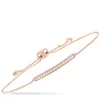 Lb Exclusive 14k Rose Gold 0.25 Ct Diamond Bracelet In Gold