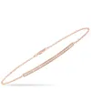 Lb Exclusive 14k Rose Gold 0.25 Ct Diamond Bracelet In Gold