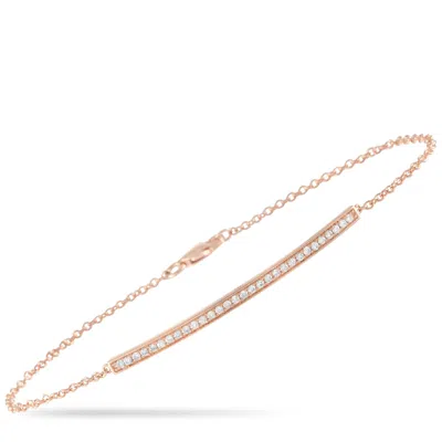 LB EXCLUSIVE 14K ROSE GOLD 0.25 CT DIAMOND BRACELET
