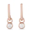 Lb Exclusive 14k Rose Gold 0.29 Ct Diamond Earrings In Gold