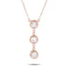 Lb Exclusive 14k Rose Gold 0.35 Ct Diamond Pendant Necklace In Gold