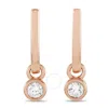 Lb Exclusive 14k Rose Gold 0.40 Ct Diamond Earrings