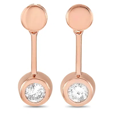 Lb Exclusive 14k Rose Gold 0.58 Ct Diamond Earrings