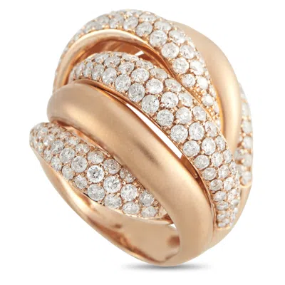 Lb Exclusive 14k Rose Gold 3.25ct Diamond Ring Mf04-050126