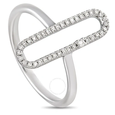 Lb Exclusive 14k White Gold 0.15 Ct Diamond Ring In Multi-color