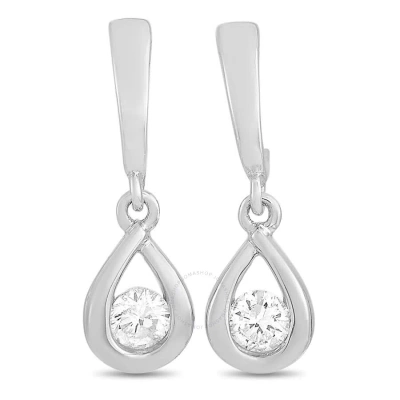 Lb Exclusive 14k White Gold 0.20ct Diamond Earrings In Multi-color