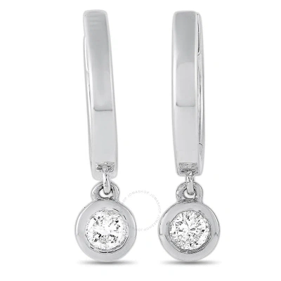 Lb Exclusive 14k White Gold 0.25 Ct Diamond Earrings In Multi-color