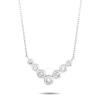 Lb Exclusive 14k White Gold 0.25 Ct Diamond Pendant Necklace In Multi-color