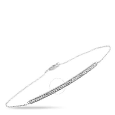 Lb Exclusive 14k White Gold 0.25ct Diamond Bracelet In Multi-color