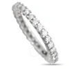 Lb Exclusive 14k White Gold 0.80 Ct Diamond Eternity Band Ring In Multi-color