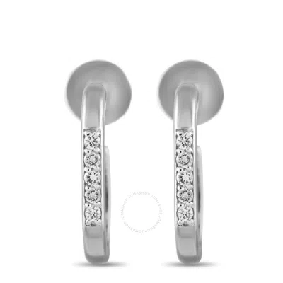 LB EXCLUSIVE LB EXCLUSIVE 14K WHITE GOLD 0.10CT DIAMOND EARRINGS ER28691 W