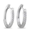Lb Exclusive 14k White Gold 0.10ct Diamond Earrings Ps16-111925 In Metallic