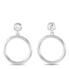 Lb Exclusive 14k White Gold 0.18 Ct Diamond Earrings In White